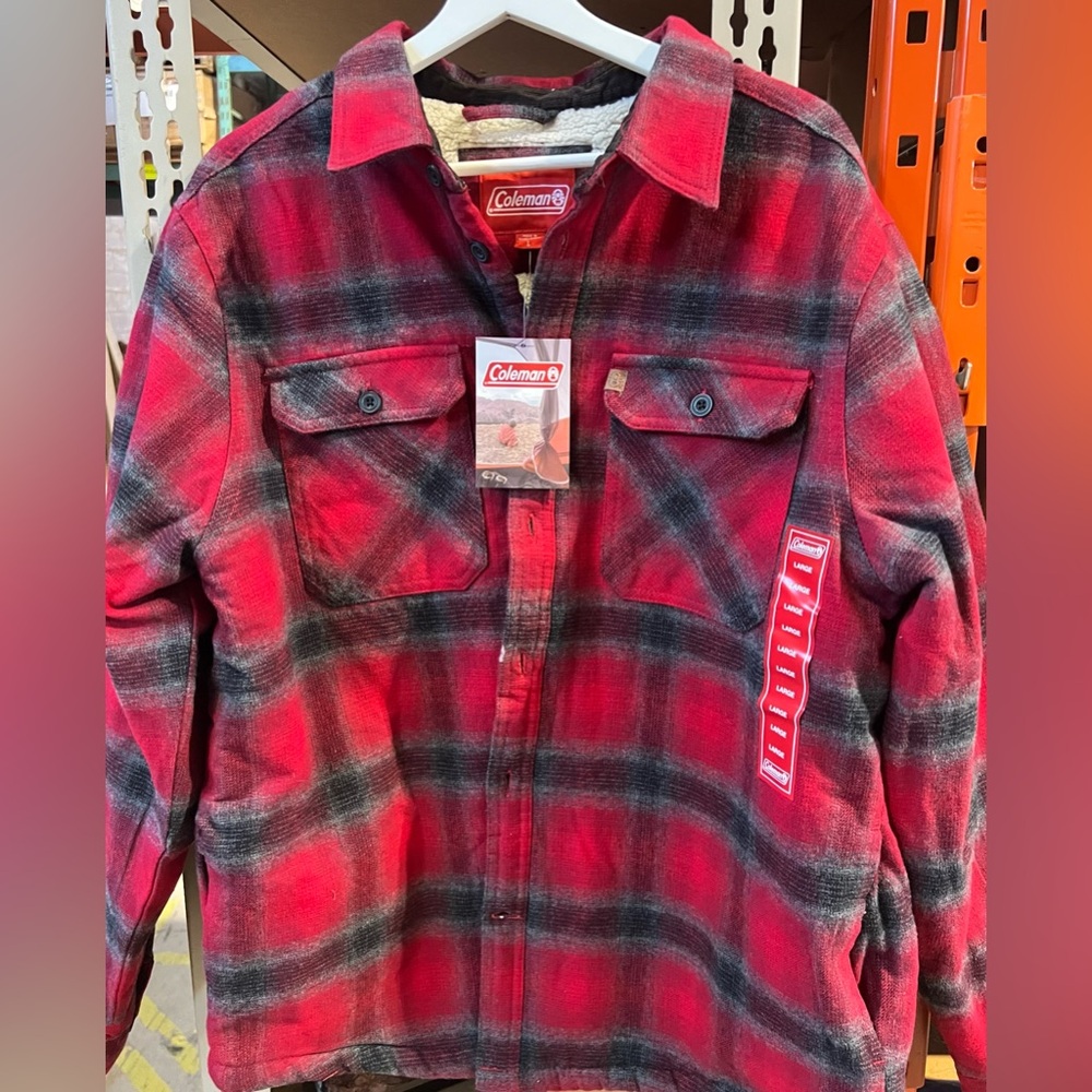 Coleman Flannel Jacket Large